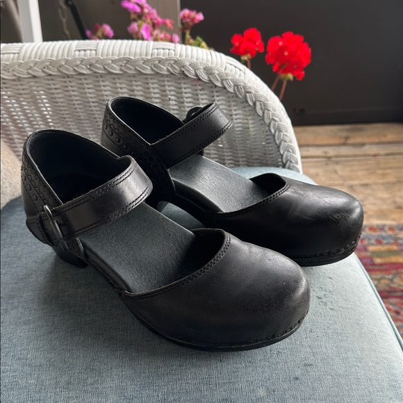 Dansko Shoes - Danako Black Mary Jane Shoes